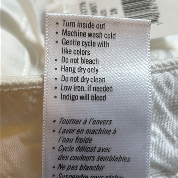 PAIGE Women's White  EDGEMONT Mid Rise Ultra  Skinny Jeans - Picture 7 of 16